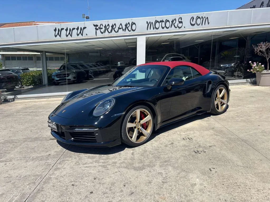 PORSCHE 911 (992) TURBO CABRIO 581 CV NERO